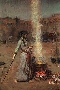 John William Waterhouse Magic Circle oil painting